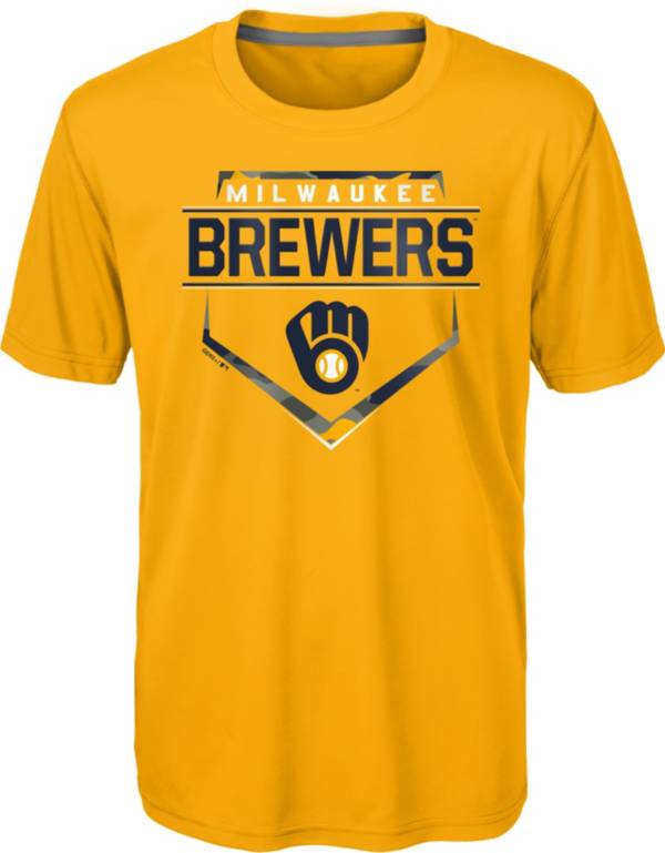 Gen2 Youth Milwaukee Brewers Gold Eat My Dust T-Shirt