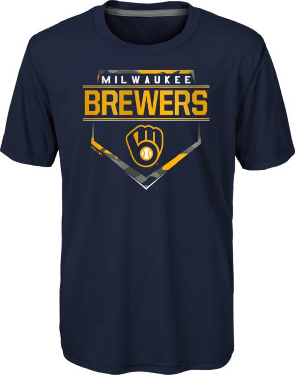 Gen2 Youth Milwaukee Brewers Navy Eat My Dust T-Shirt