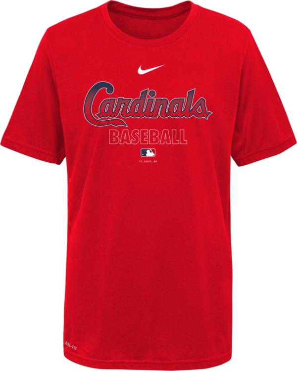 Nike Youth St. Louis Cardinals Red Dri-FIT Baseball T-Shirt