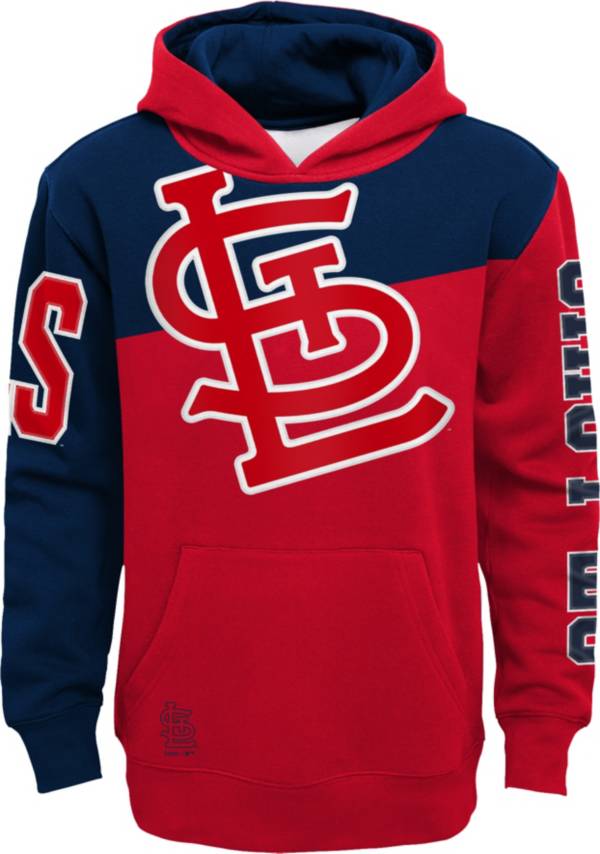 Outerstuff Youth St. Louis Cardinals Red Slub Pullover Hoodie