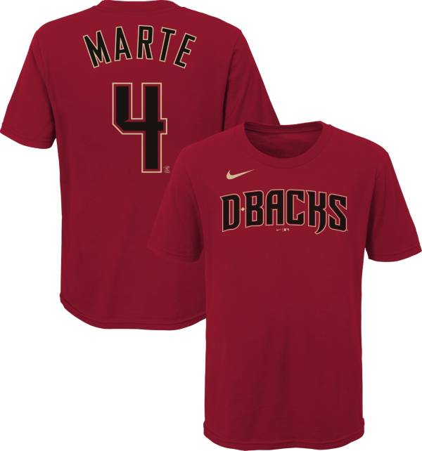 Nike Youth Arizona Diamondbacks Ketel Marte #4 Red T-Shirt