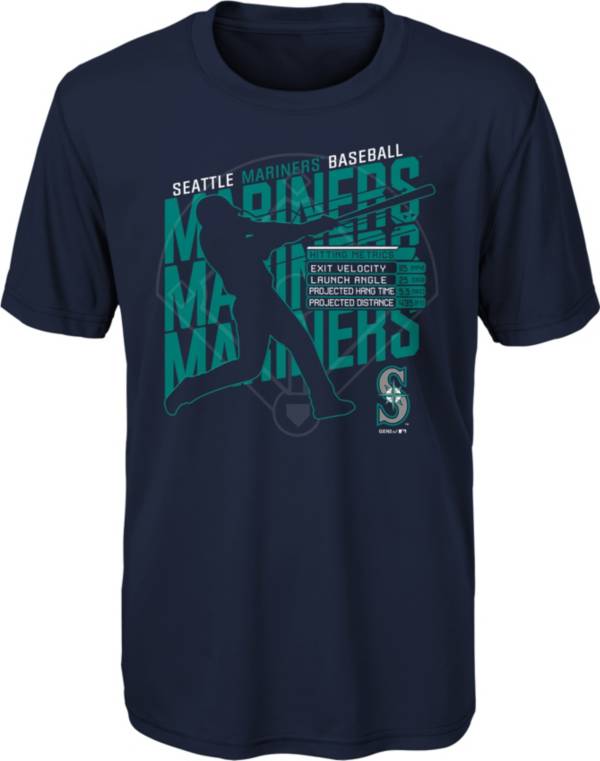 Gen2 Youth Seattle Mariners Navy Matrix T-Shirt