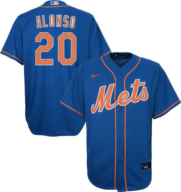 Nike Youth Replica New York Mets Pete Alonso #20 Cool Base Royal Jersey