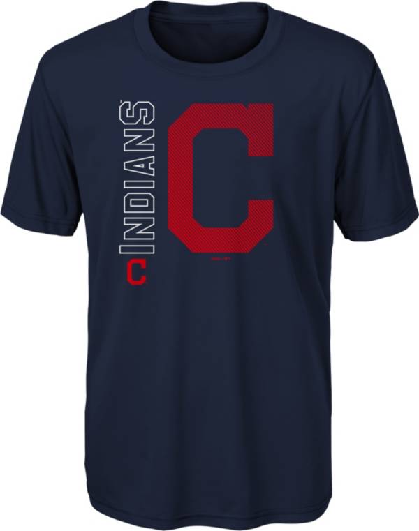 Gen2 Youth Cleveland Indians Navy Double Header T-Shirt