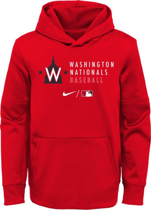 Outerstuff Youth Washington Nationals Red Therma-FIT Hoodie