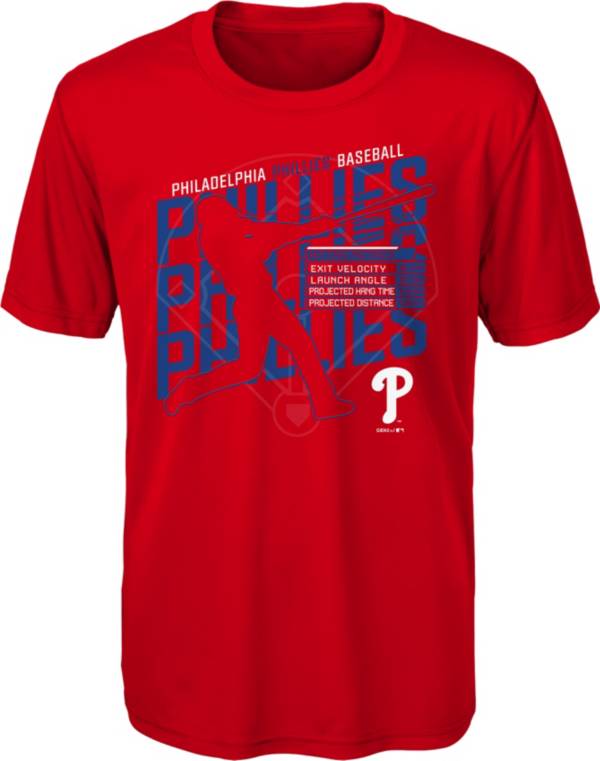 Gen2 Youth Philadelphia Phillies Red Matrix T-Shirt