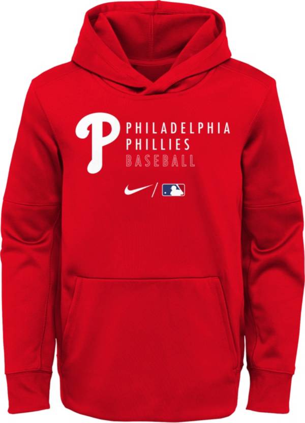 Outerstuff Youth Philadelphia Phillies Red Therma-FIT Hoodie