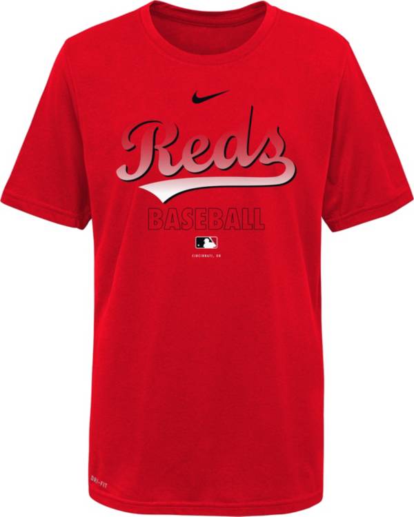 Nike Youth Cincinnati Reds Red Dri-FIT Baseball T-Shirt product image
