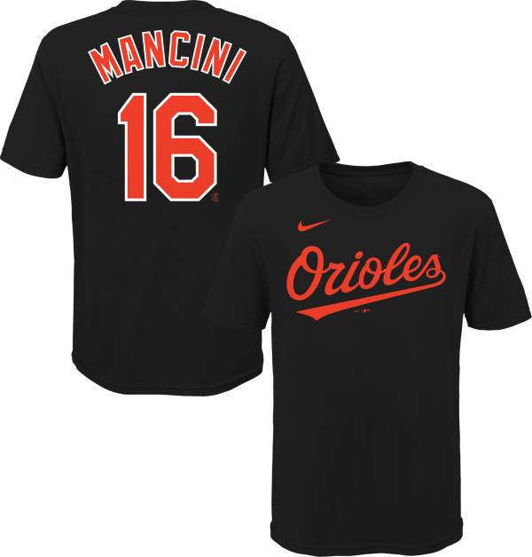Nike Youth Baltimore Orioles Trey Mancini #16 Black T-Shirt