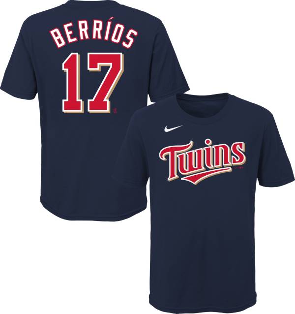 Nike Youth Minnesota Twins Jose Berrios #17 Navy T-Shirt