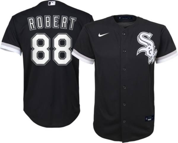 Nike Youth Chicago White Sox Luis Robert #88 Cool Base Black Jersey