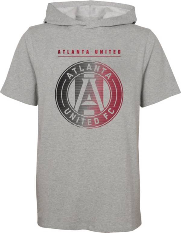 Outerstuff Youth Atlanta United On Guard Grey Short Sleeve Hoodie product image