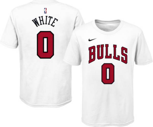 Nike Youth Chicago Bulls Coby White #0 Cotton White T-Shirt product image