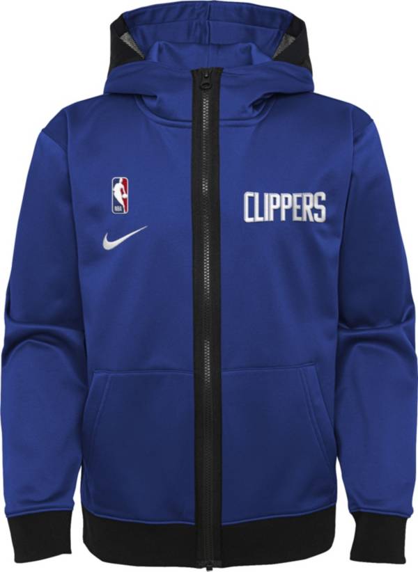 Nike Youth Los Angeles Clippers Blue Spotlight Full-Zip Hoodie