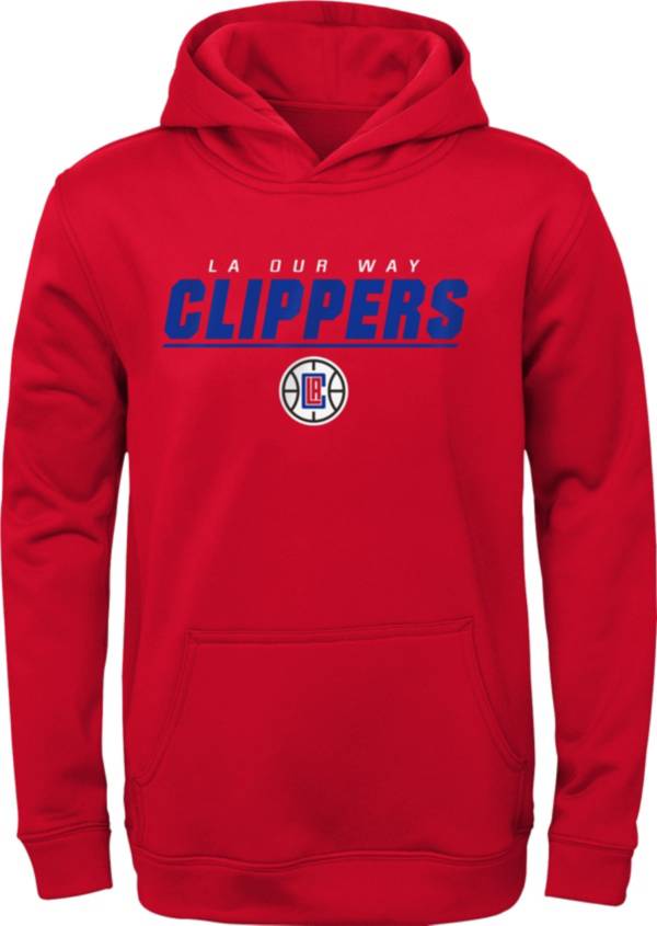 Gen2 Youth Los Angeles Clippers Red Static Pullover Hoodie