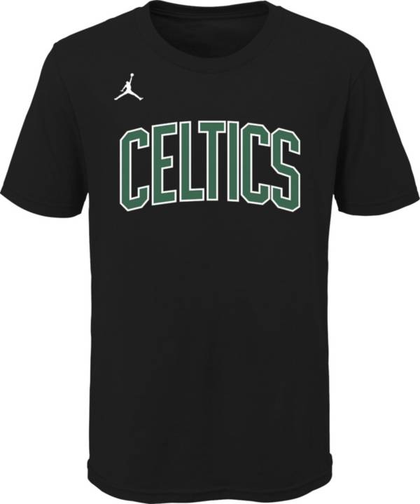 Jordan Youth Boston Celtics Black Statement T-Shirt