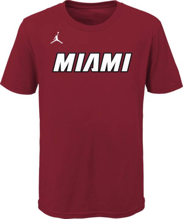 Jordan Youth Miami Heat Red Statement T-Shirt