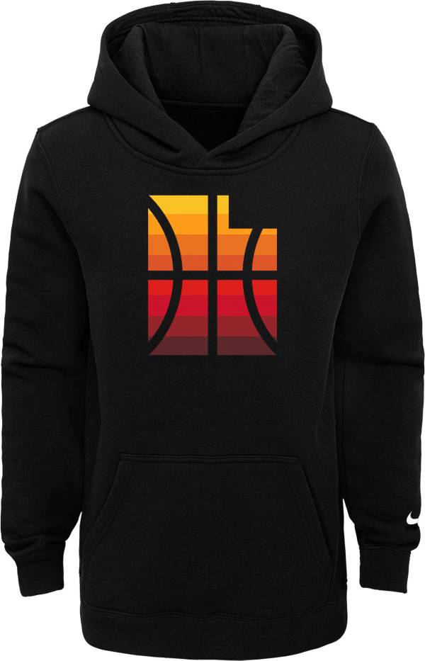 Nike Youth 2020-21 City Edition Utah Jazz Logo Pullover Hoodie