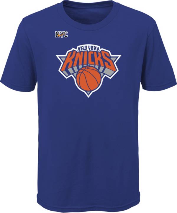 Nike Youth 2020-21 City Edition New York Knicks Logo T-Shirt