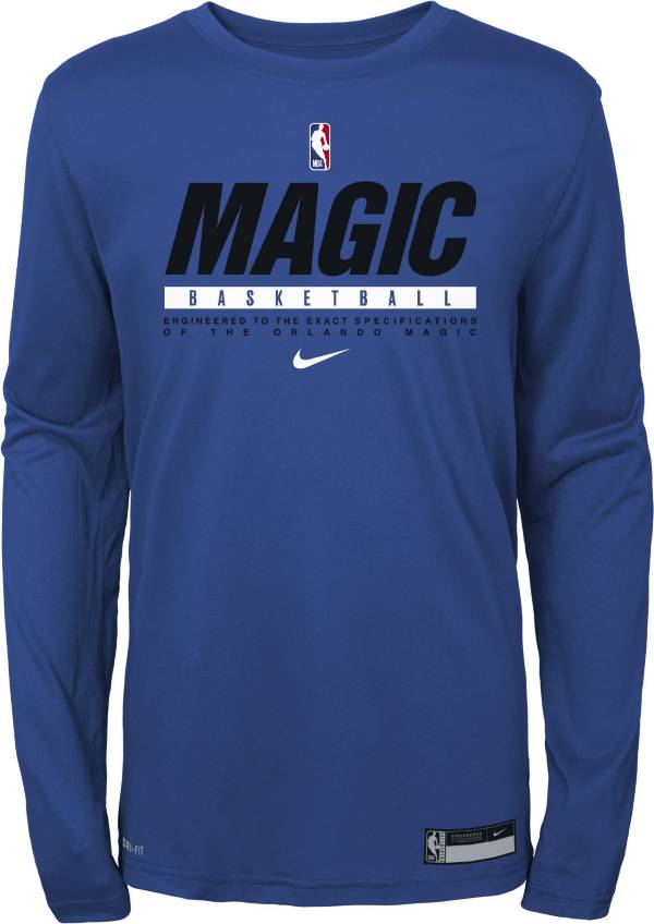 Nike Youth Orlando Magic Practice Performance Long Sleeve T-Shirt