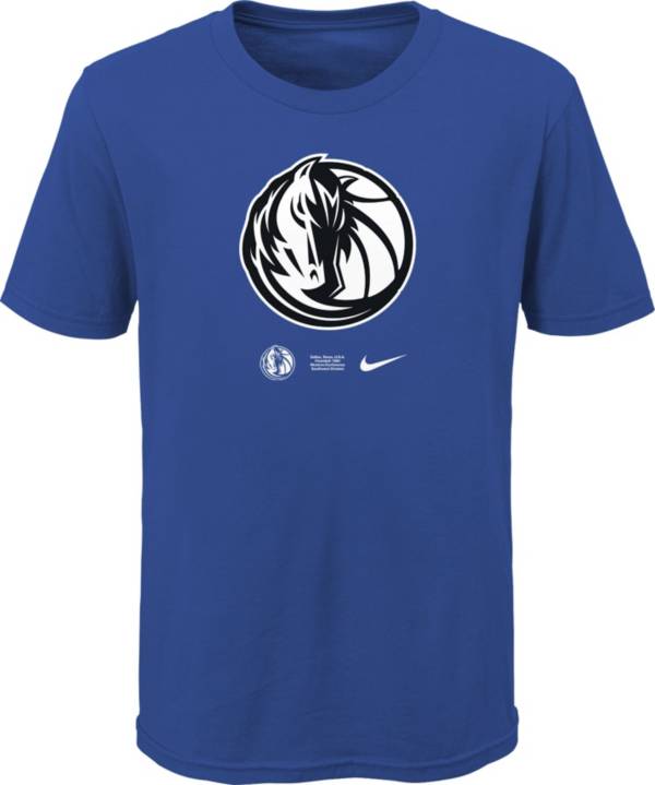 Nike Youth Dallas Mavericks Blue Logo T-Shirt