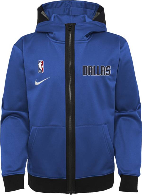 Nike Youth Dallas Mavericks Blue Spotlight Full-Zip Hoodie