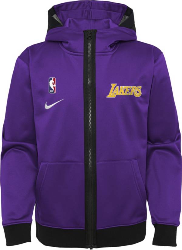 Nike Youth Los Angeles Lakers Purple Spotlight Full-Zip Hoodie