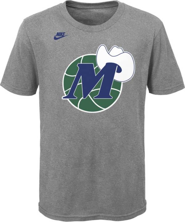 Nike Youth Dallas Mavericks Grey Hardwood Classic T-Shirt