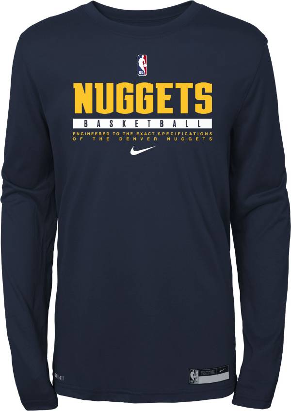 Nike Youth Denver Nuggets Practice Performance Long Sleeve T-Shirt product image
