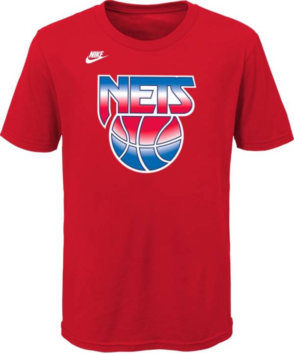 Nike Youth Brooklyn Nets Red Hardwood Classic T-Shirt