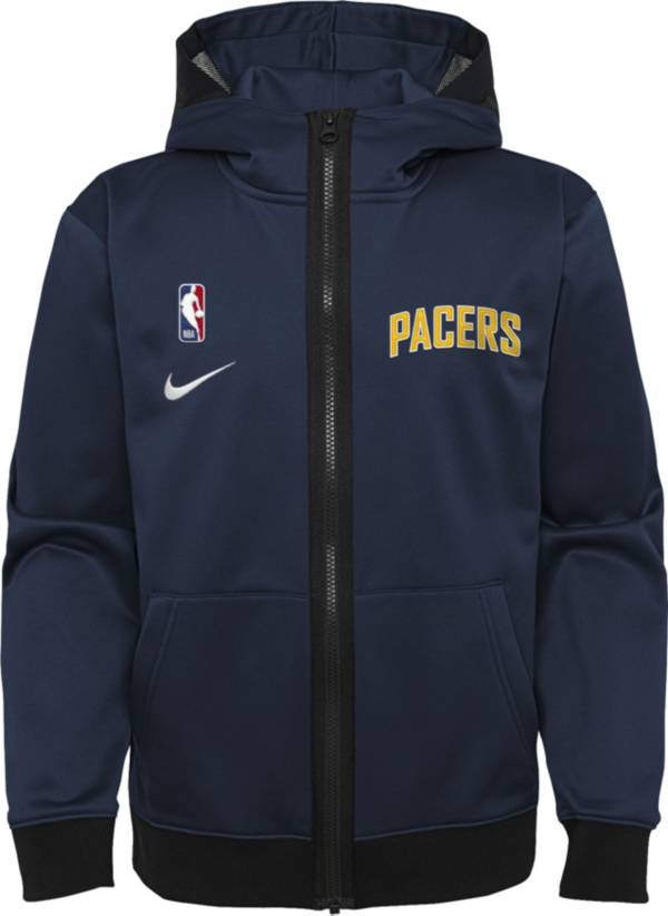 Nike Youth Indiana Pacers Blue Spotlight Full-Zip Hoodie