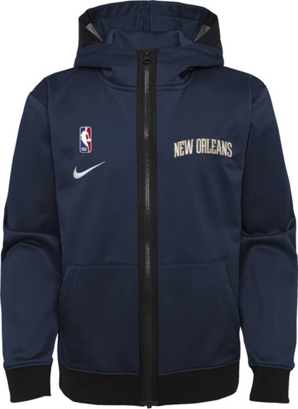 Nike Youth New Orleans Pelicans Blue Spotlight Full-Zip Hoodie