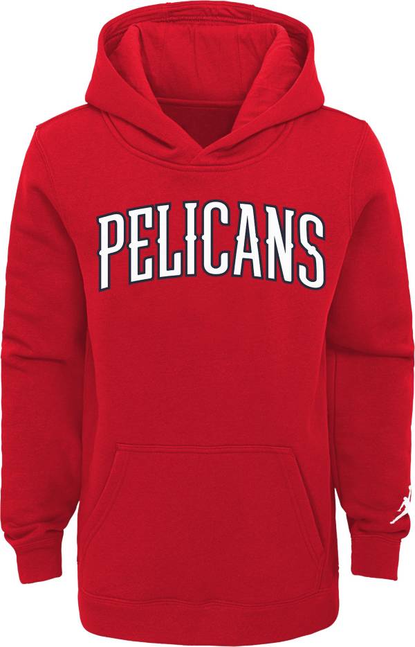 Jordan Youth New Orleans Pelicans Red Statement Pullover Hoodie