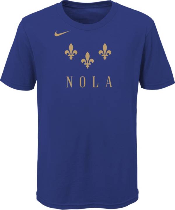 Nike Youth 2020-21 City Edition New Orleans Pelicans Logo T-Shirt