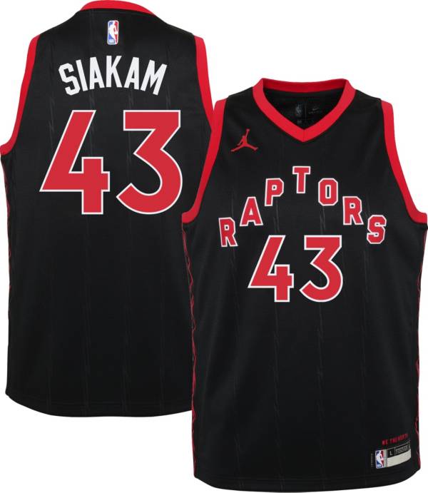 Jordan Youth Toronto Raptors Pascal Siakam #43 2020-21 Dri-FIT Statement Swingman Black Jersey