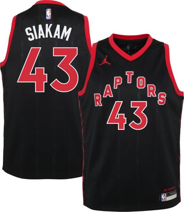 Jordan Youth Toronto Raptors Pascal Siakam #43 2020-21 Dri-FIT Statement Swingman Black Jersey product image