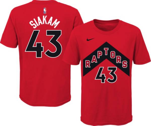 Nike Youth Toronto Raptors Pascal Siakam #43 Red Cotton T-Shirt