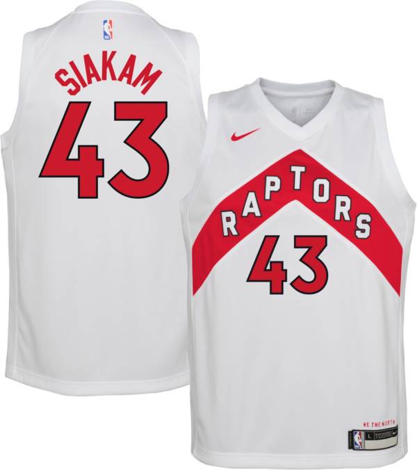 Nike Youth Toronto Raptors Pascal Siakam #43 Dri-FIT Swingman White Jersey