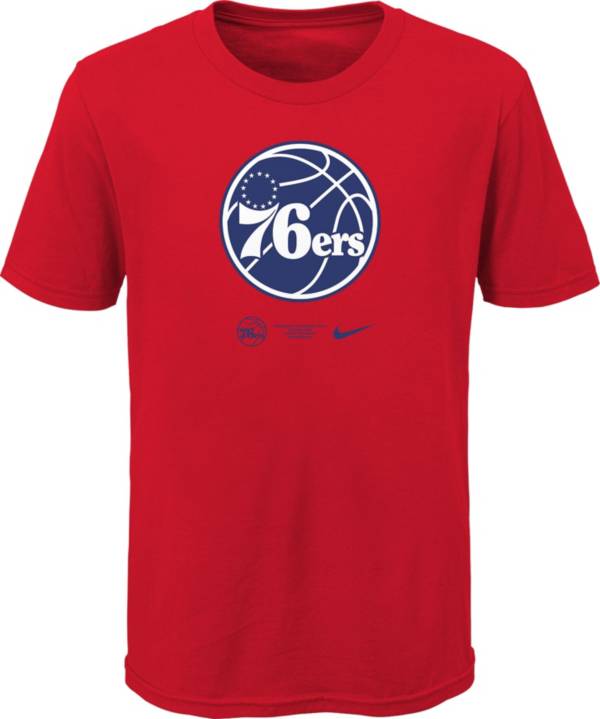 Nike Youth Philadelphia 76ers Red Logo T-Shirt