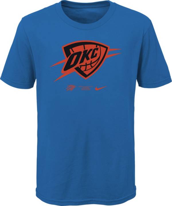 Nike Youth Oklahoma City Thunder Blue Logo T-Shirt