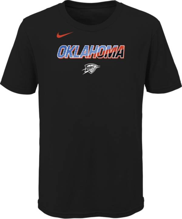 Nike Youth 2020-21 City Edition Oklahoma City Thunder Logo T-Shirt