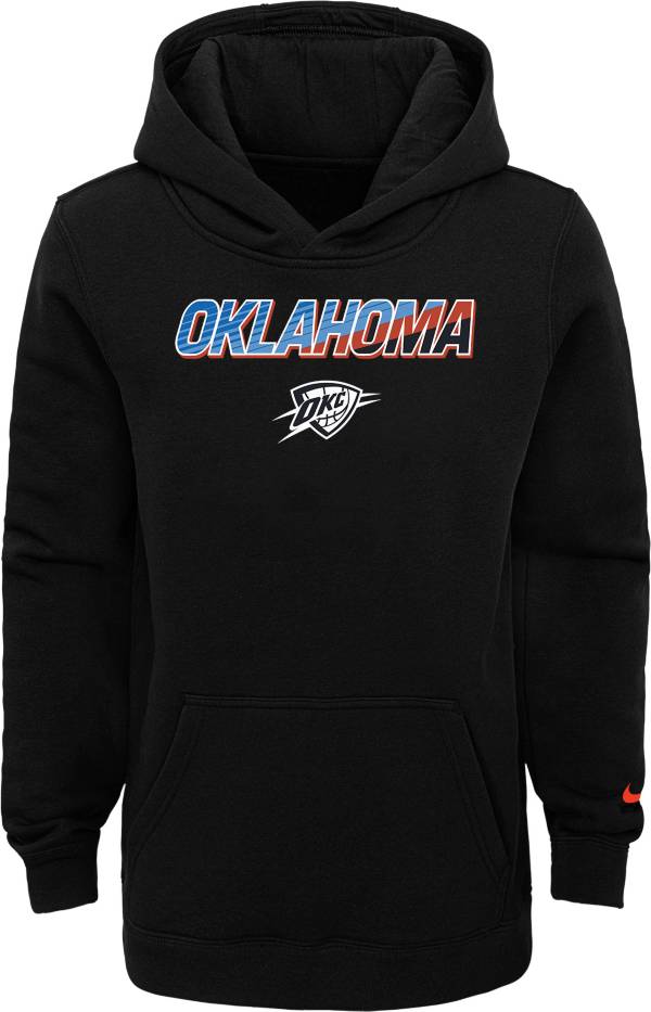 Nike Youth 2020-21 City Edition Oklahoma City Thunder Logo Pullover Hoodie