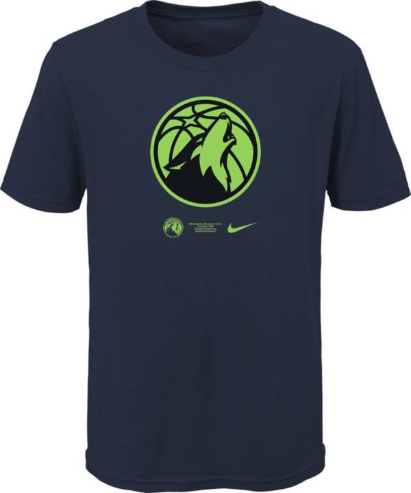 Nike Youth Minnesota Timberwolves Blue Logo T-Shirt