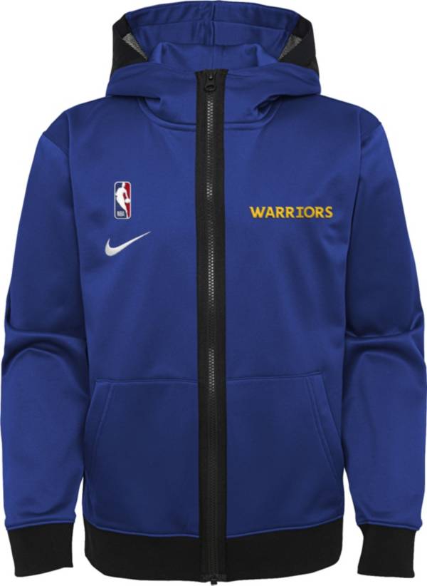 Nike Youth Golden State Warriors Blue Spotlight Full-Zip Hoodie