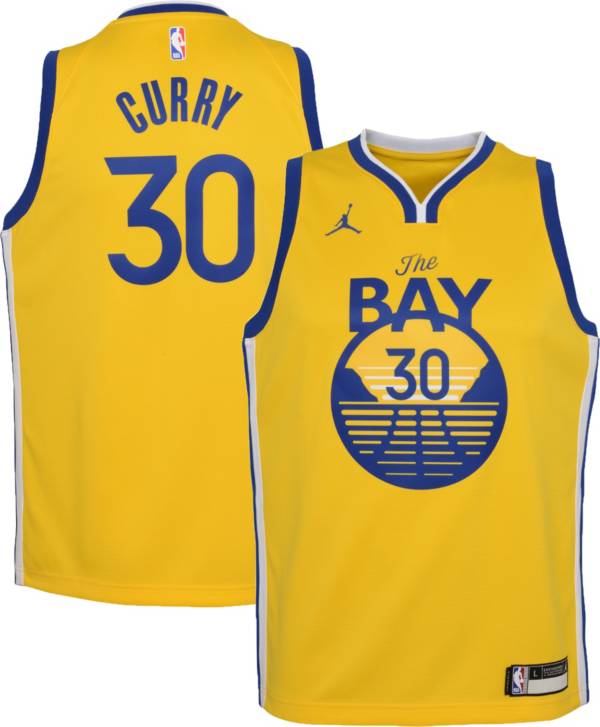 Jersey Golden State Warriors Stephen Curry #30 New Kids Basketball Top+Short Set 