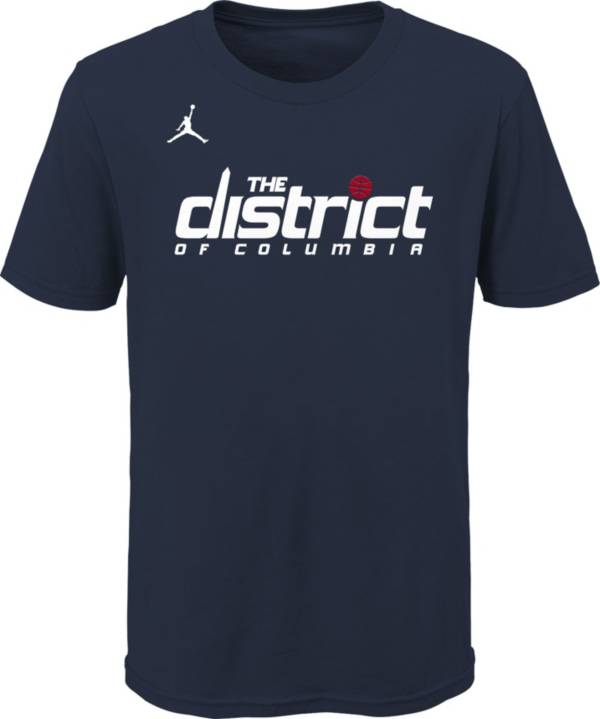 Jordan Youth Washington Wizards Blue Statement T-Shirt