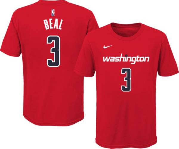 Nike Youth Washington Wizards Bradley Beal #3 Red Cotton T-Shirt