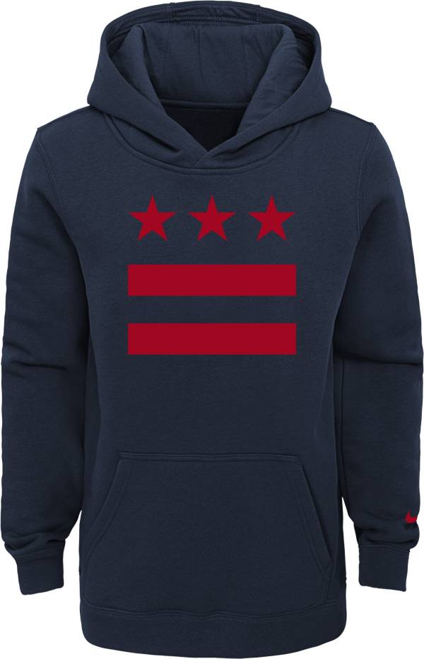 Nike Youth 2020-21 City Edition Washington Wizards Logo Pullover Hoodie