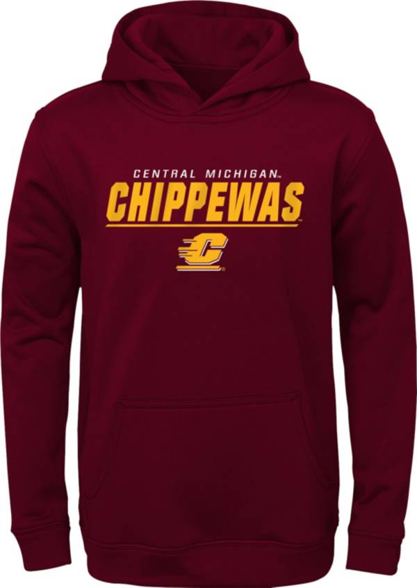 Gen2 Youth Central Michigan Chippewas Maroon Pullover Hoodie