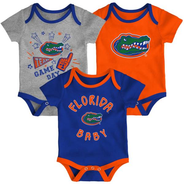 Gen2 Infant Florida Gators Blue Champ 3-Piece Onesie Set